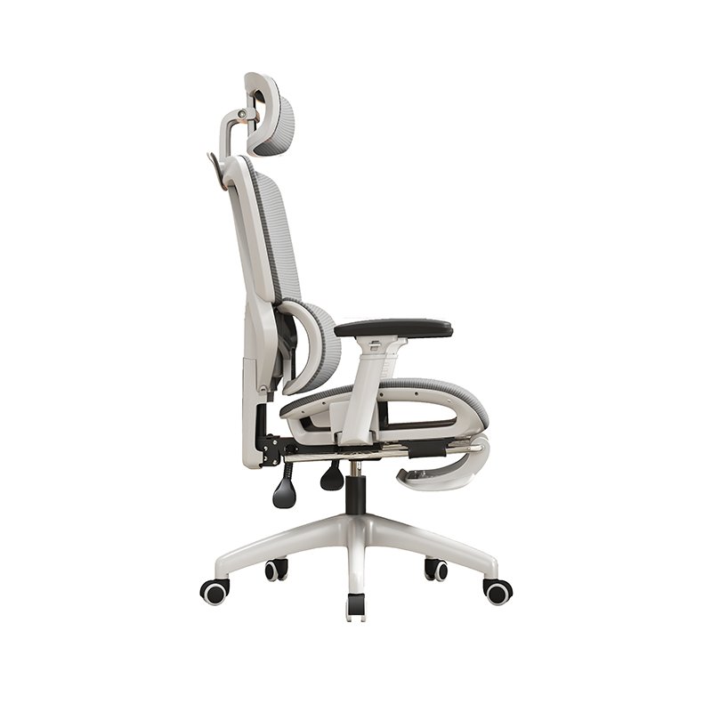 2025 hot selling modern style adjustable ergonomic mesh office chair with footrest rotating ergonomic computer office chair