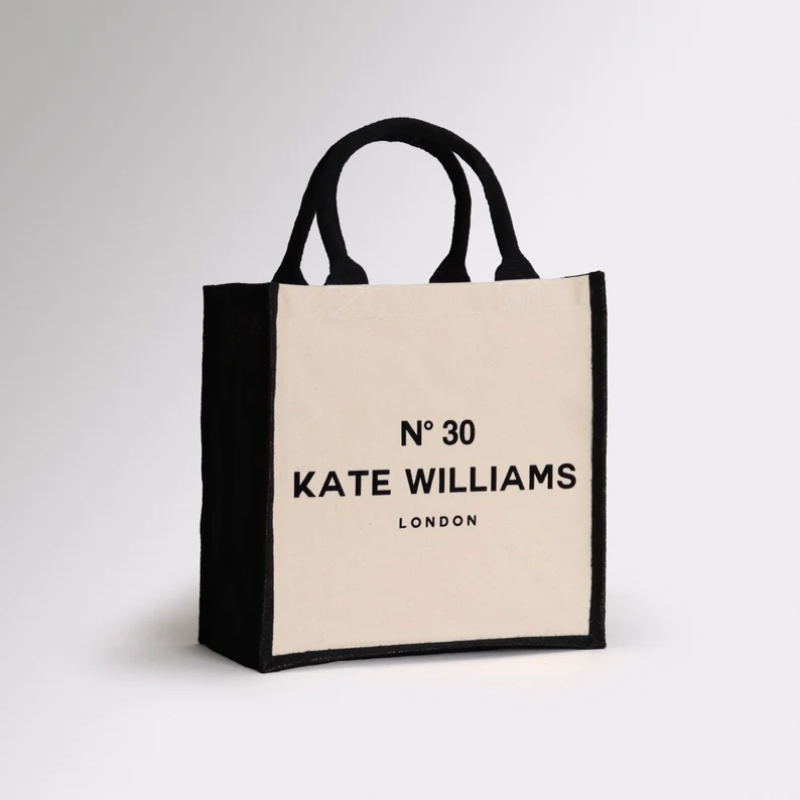Environmentally friendly cotton canvas shopping tote bag with printed logo, reusable handle, plain yarn pattern, gift bag wholesale