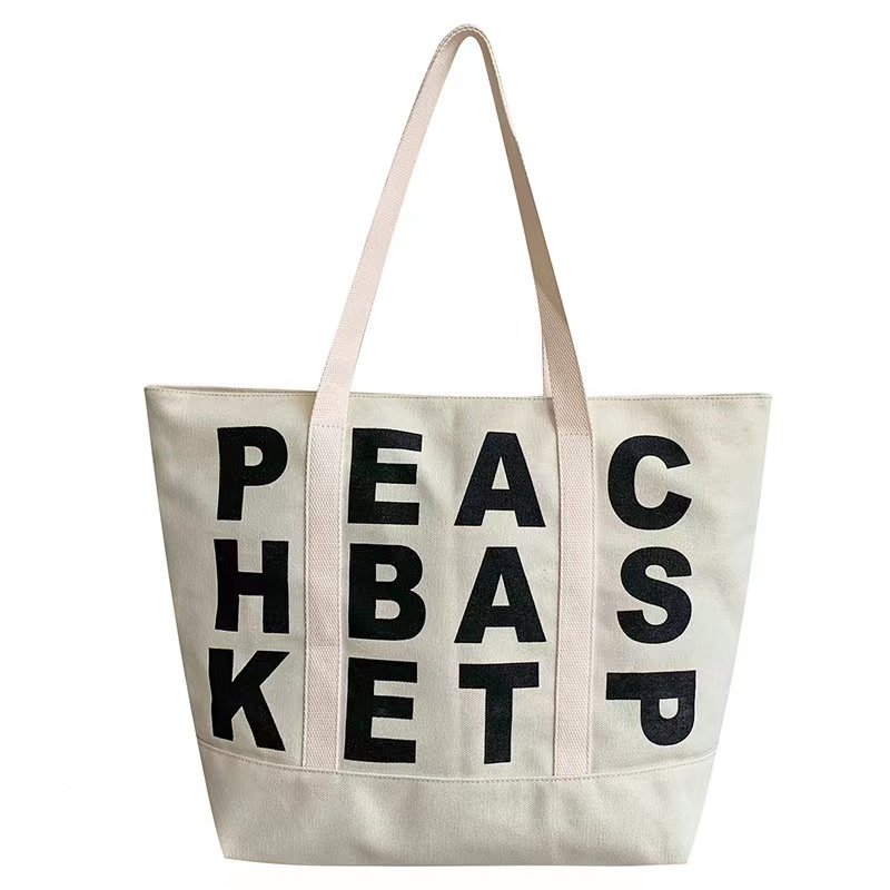 Environmentally friendly sales handbag, organic canvas bag, cotton recycling bag