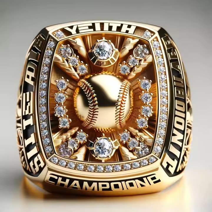 2025 Fantasy Sports Champion Ring Football Basketball USSSA Baseball Softball Volleyball Team Customized Wedding
