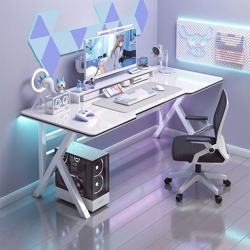 GEDO wholesale high-quality upgraded steel frame thick medium density fiberboard desktop gaming table home work electronic sports computer table