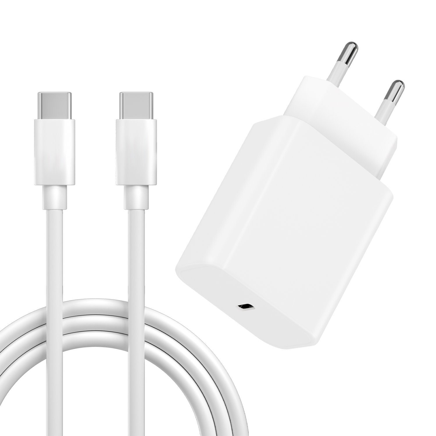 General European Union, United States, United Kingdom, African Union plug GaN C-type portable PD 20w wall power adapter, fast mobile phone charger