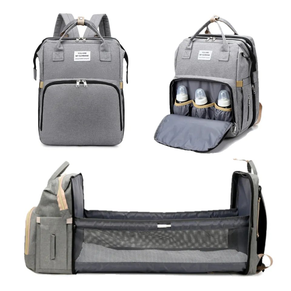 2024 Customized Baby Diaper Bag, Mom and Dad Backpack, Big Travel Diaper, Handbag, Baby Bag