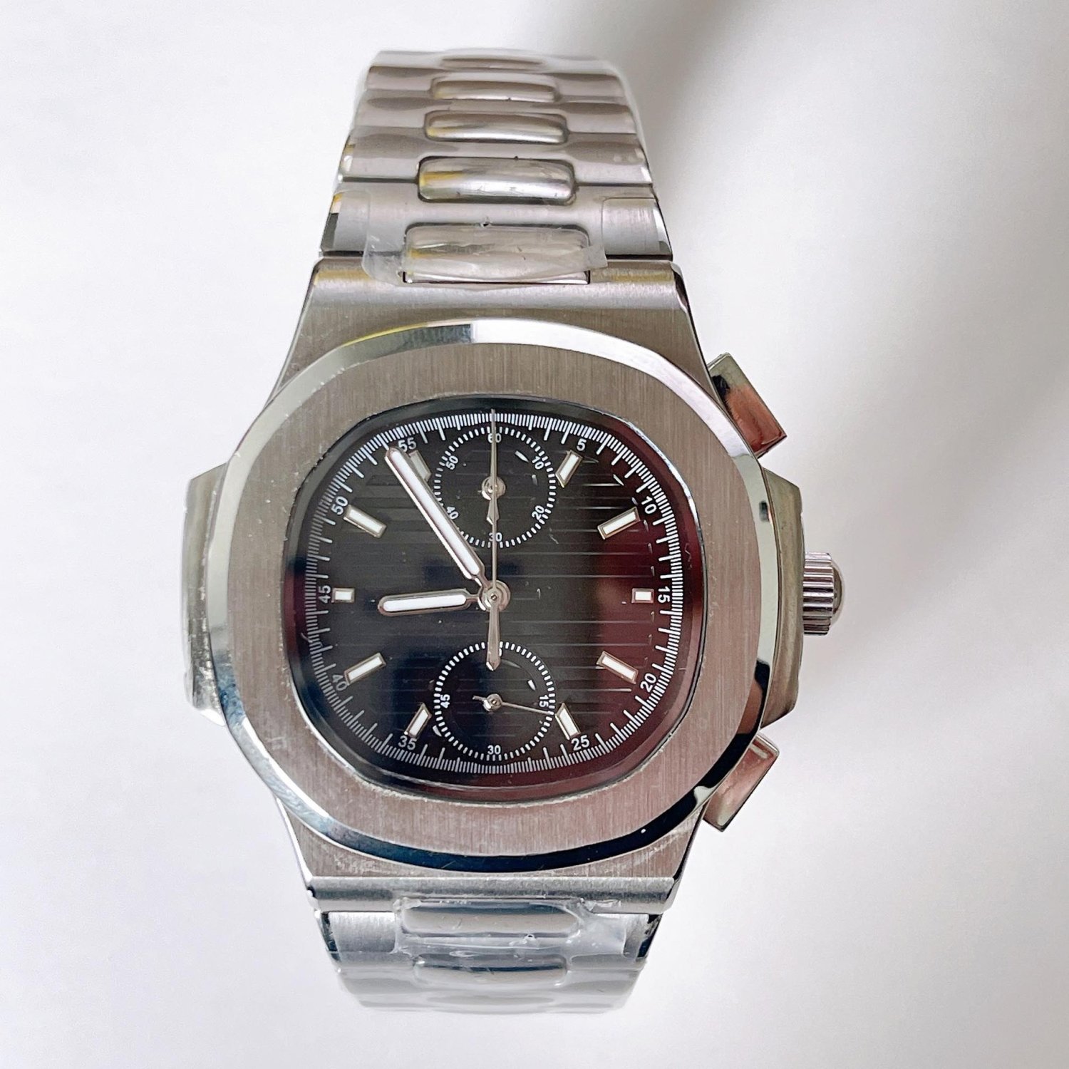 ODM OEM watch manufacturer high-end custom brand men's watch 41mm quartz movement stainless steel strap luxury designer watch