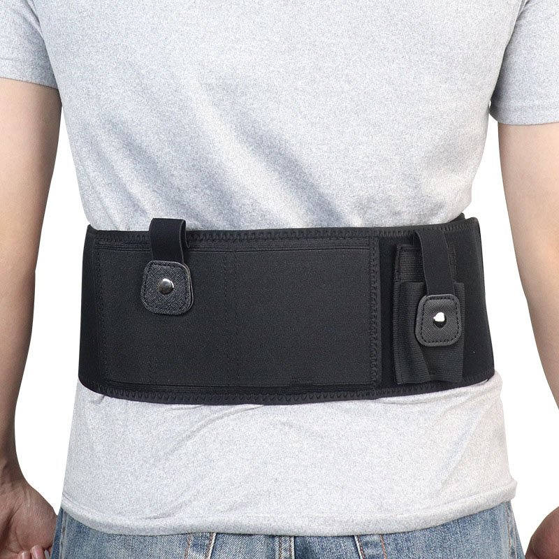 Waistband leather cover, belt manufacturer wholesale custom chloroprene rubber tactical hidden carrying abdominal belt leather cover