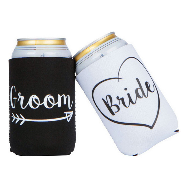 Bridal and Groom Neoprene Insulated Bottle Waterproof Wedding Single Girl Party Insulation Cover