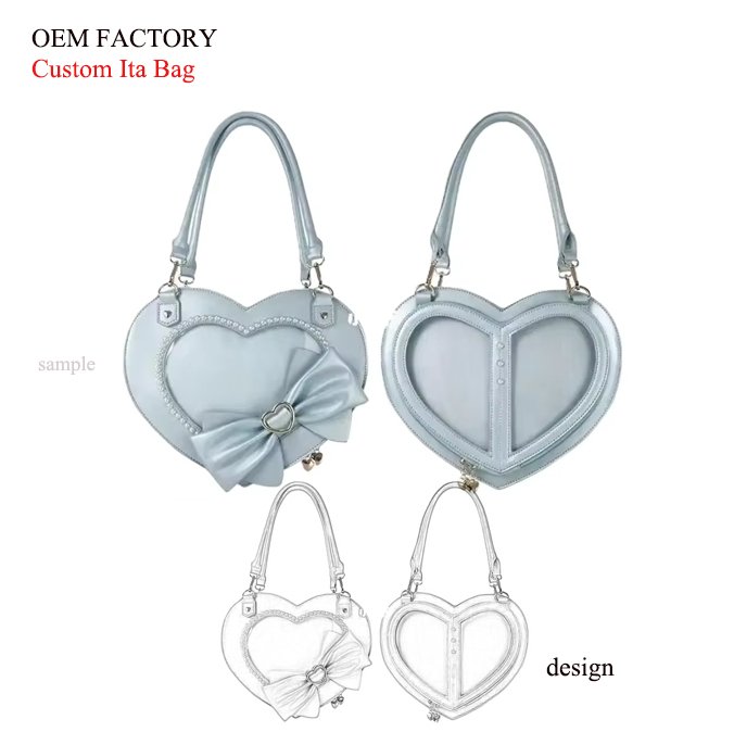 Chinese professional bag manufacturer customizes various shapes of Ita bags, with artist clients designing their own